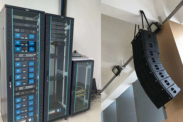 91免费国产黄色软件音响成功打造德清县三合中心学校多功能厅