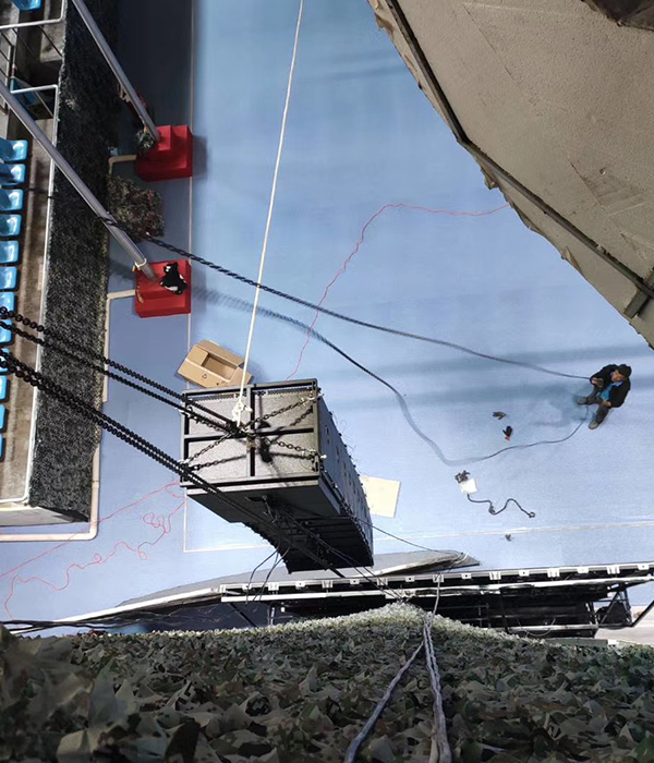 吉林长春航空学院体育馆采用专业音响设备