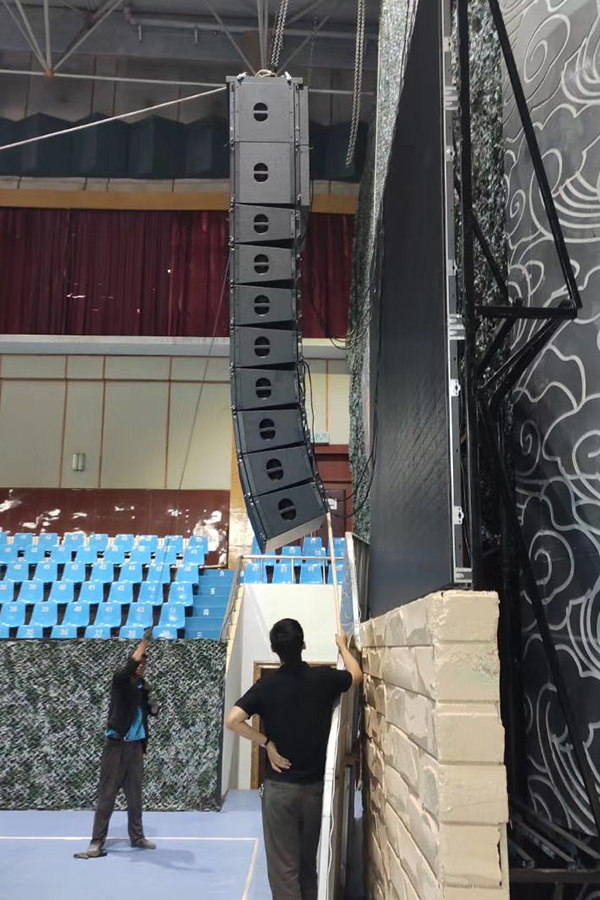 吉林长春航空学院体育馆采用专业音响设备