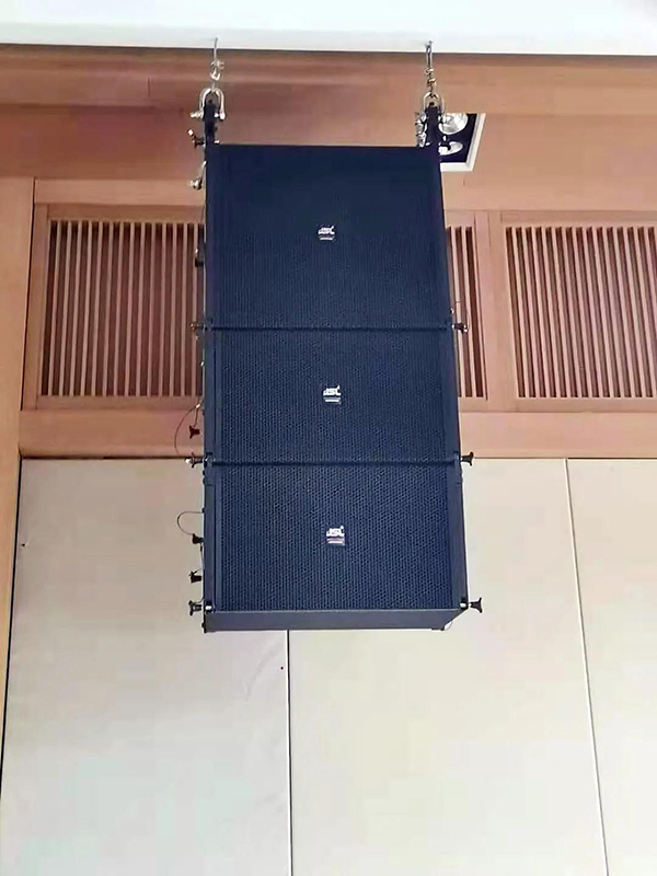 威海市蓝湖宾馆选用91免费国产黄色软件GL有源线阵音响产品