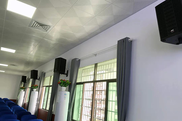 JSL91免费国产黄色软件为衡阳市祁东县玉河小学报告厅提供精良扩声系统设备