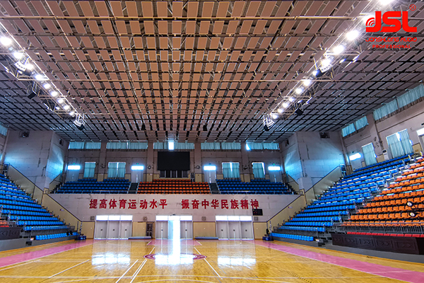 91免费国产黄色软件音响成功助力焦作一中体育馆扩声系统